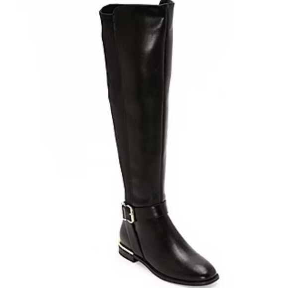 Liz Claiborne Womens Jepson Stacked Heel Over the Knee Boots! - Picture 4 of 12